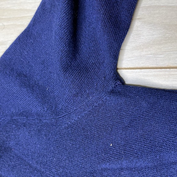 Robert Maynard Womens 100% Cashmere Blue Turtle Neck Sweater Small Scotland VTG - Picture 6 of 16